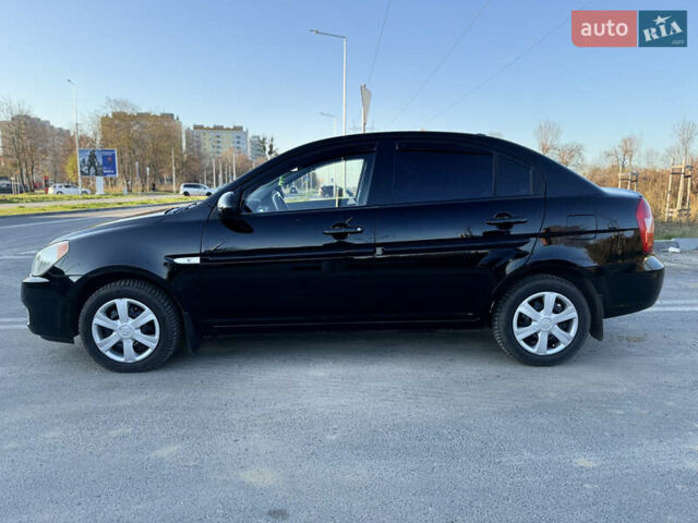 Черный Хендай Акцент, объемом двигателя 1.59 л и пробегом 175 тыс. км за 6300 $, фото 8 на Automoto.ua