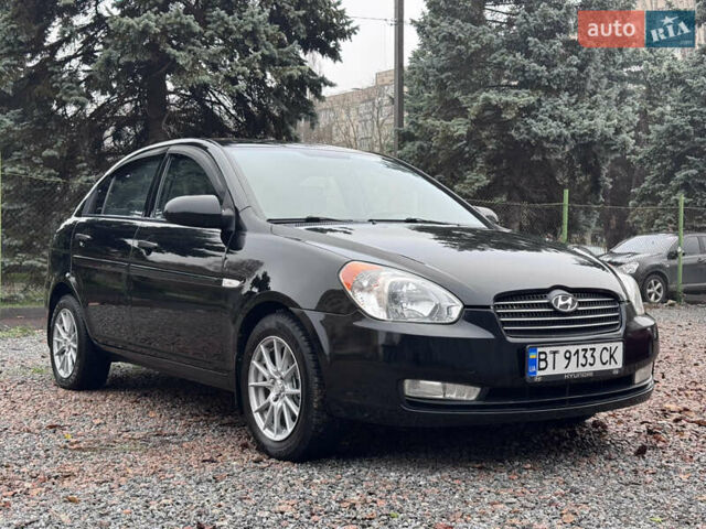 Черный Хендай Акцент, объемом двигателя 1.4 л и пробегом 139 тыс. км за 5999 $, фото 22 на Automoto.ua