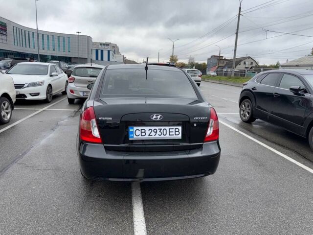 Чорний Хендай Акцент, об'ємом двигуна 1.4 л та пробігом 217 тис. км за 5000 $, фото 6 на Automoto.ua