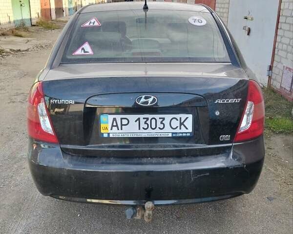 Черный Хендай Акцент, объемом двигателя 1.49 л и пробегом 208 тыс. км за 4600 $, фото 5 на Automoto.ua