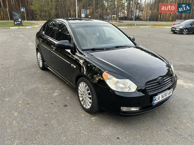 Черный Хендай Акцент, объемом двигателя 1.49 л и пробегом 247 тыс. км за 5200 $, фото 3 на Automoto.ua