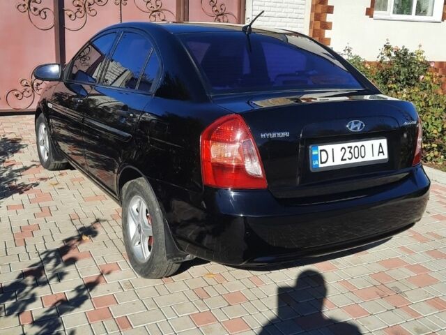 Чорний Хендай Акцент, об'ємом двигуна 1.4 л та пробігом 237 тис. км за 5100 $, фото 3 на Automoto.ua