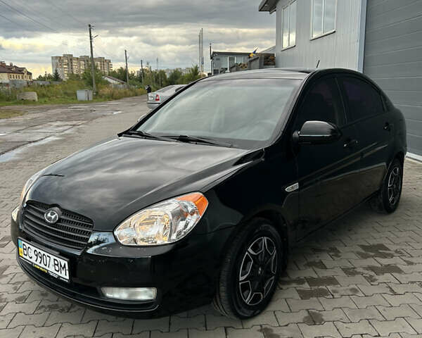 Чорний Хендай Акцент, об'ємом двигуна 1.4 л та пробігом 250 тис. км за 4800 $, фото 7 на Automoto.ua