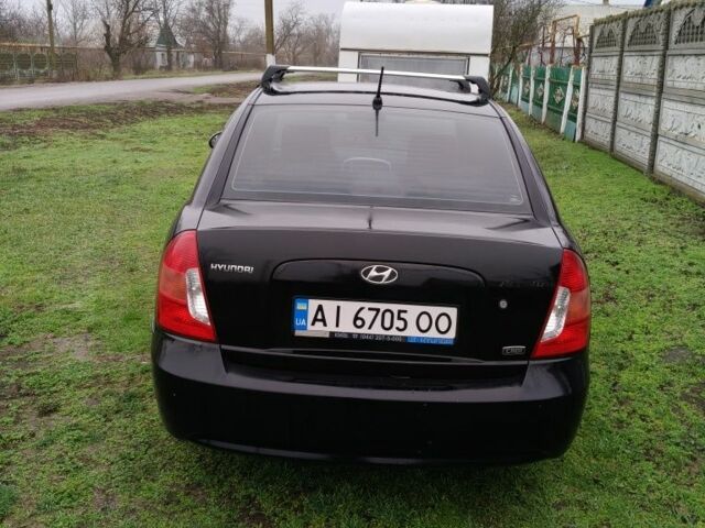 Чорний Хендай Акцент, об'ємом двигуна 1.6 л та пробігом 310 тис. км за 4200 $, фото 3 на Automoto.ua
