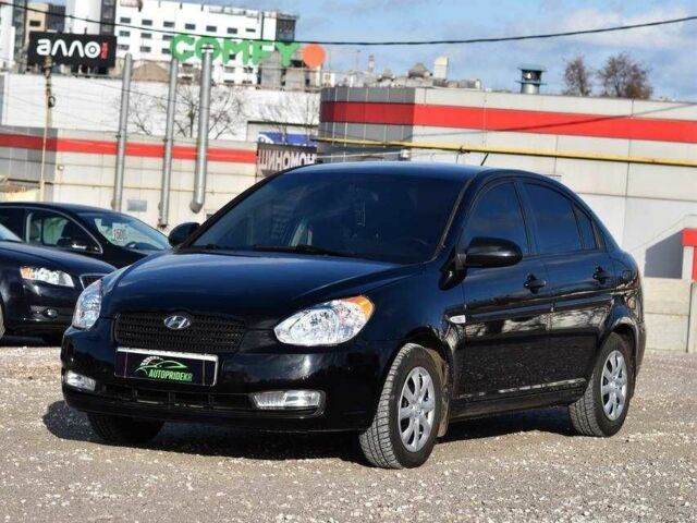 Чорний Хендай Акцент, об'ємом двигуна 1.4 л та пробігом 193 тис. км за 5799 $, фото 4 на Automoto.ua