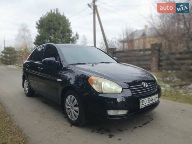 Черный Хендай Акцент, объемом двигателя 1.4 л и пробегом 400 тыс. км за 3000 $, фото 3 на Automoto.ua