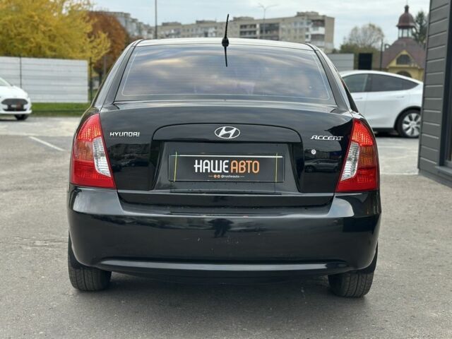 Чорний Хендай Акцент, об'ємом двигуна 1.4 л та пробігом 250 тис. км за 5100 $, фото 6 на Automoto.ua