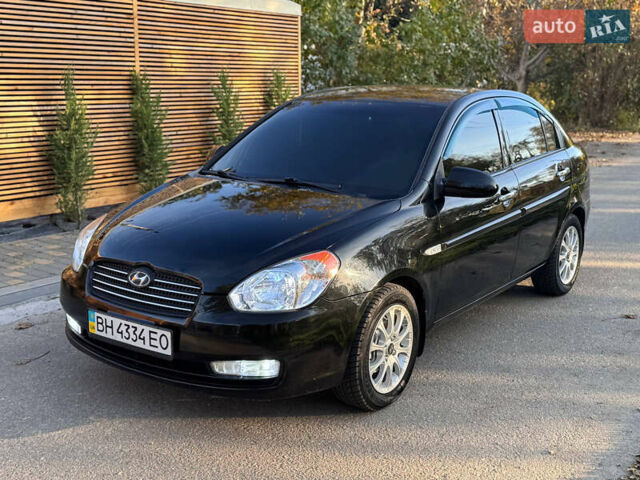 Черный Хендай Акцент, объемом двигателя 1.4 л и пробегом 128 тыс. км за 5800 $, фото 14 на Automoto.ua