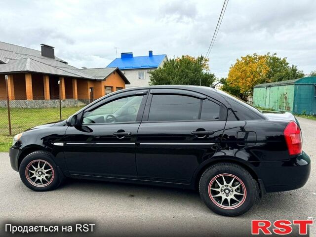 Черный Хендай Акцент, объемом двигателя 1.5 л и пробегом 190 тыс. км за 5800 $, фото 1 на Automoto.ua