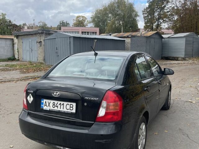 Чорний Хендай Акцент, об'ємом двигуна 1.4 л та пробігом 3 тис. км за 5200 $, фото 5 на Automoto.ua