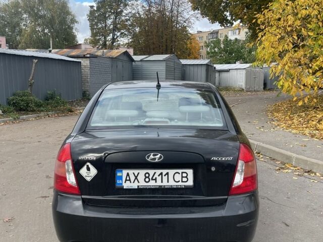 Чорний Хендай Акцент, об'ємом двигуна 1.4 л та пробігом 3 тис. км за 5200 $, фото 6 на Automoto.ua
