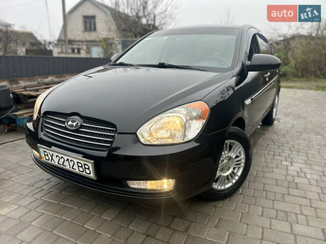 Чорний Хендай Акцент, об'ємом двигуна 1.4 л та пробігом 180 тис. км за 4950 $, фото 9 на Automoto.ua