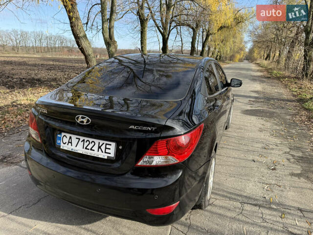 Черный Хендай Акцент, объемом двигателя 1.4 л и пробегом 120 тыс. км за 7900 $, фото 6 на Automoto.ua