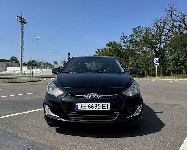 Черный Хендай Акцент, объемом двигателя 1.4 л и пробегом 163 тыс. км за 6900 $, фото 1 на Automoto.ua