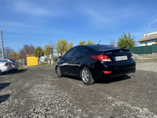 Черный Хендай Акцент, объемом двигателя 1.4 л и пробегом 213 тыс. км за 6250 $, фото 2 на Automoto.ua