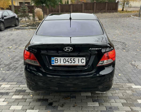 Хендай Акцент 2011 в Полтаве на Automoto.ua Черный Хендай Акцент, объемом двигателя 1.4 л и пробегом 186 тыс. км за 5999 $, фото 15 на Automoto.ua
