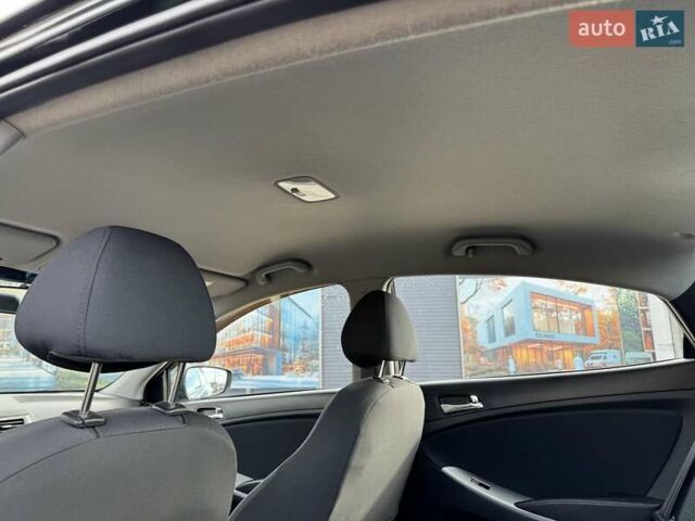 Черный Хендай Акцент, объемом двигателя 1.4 л и пробегом 117 тыс. км за 7500 $, фото 11 на Automoto.ua