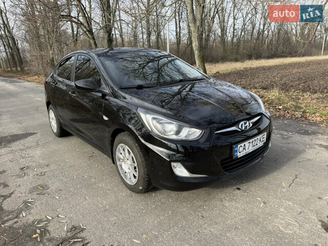 Черный Хендай Акцент, объемом двигателя 1.4 л и пробегом 120 тыс. км за 7900 $, фото 2 на Automoto.ua