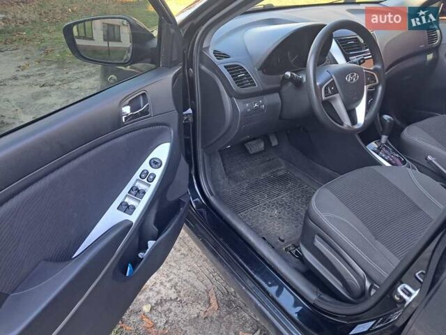 Черный Хендай Акцент, объемом двигателя 1.59 л и пробегом 114 тыс. км за 7150 $, фото 9 на Automoto.ua
