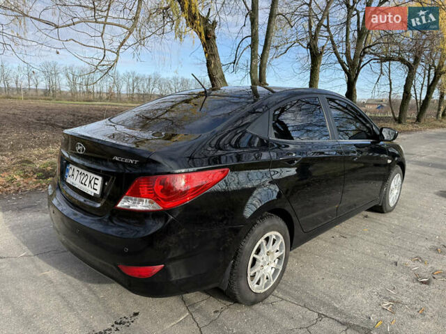Черный Хендай Акцент, объемом двигателя 1.4 л и пробегом 120 тыс. км за 7900 $, фото 3 на Automoto.ua