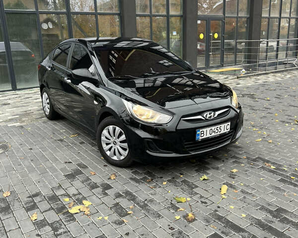 Хендай Акцент 2011 в Полтаве на Automoto.ua Черный Хендай Акцент, объемом двигателя 1.4 л и пробегом 186 тыс. км за 5999 $, фото 3 на Automoto.ua
