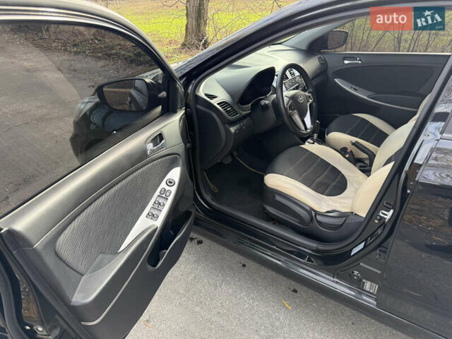 Черный Хендай Акцент, объемом двигателя 1.4 л и пробегом 120 тыс. км за 7900 $, фото 15 на Automoto.ua