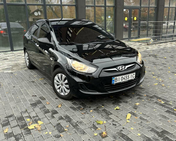 Хендай Акцент 2011 в Полтаве на Automoto.ua Черный Хендай Акцент, объемом двигателя 1.4 л и пробегом 186 тыс. км за 5999 $, фото 2 на Automoto.ua