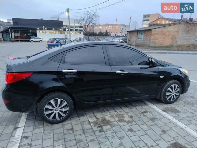 Черный Хендай Акцент, объемом двигателя 1.4 л и пробегом 177 тыс. км за 5499 $, фото 2 на Automoto.ua
