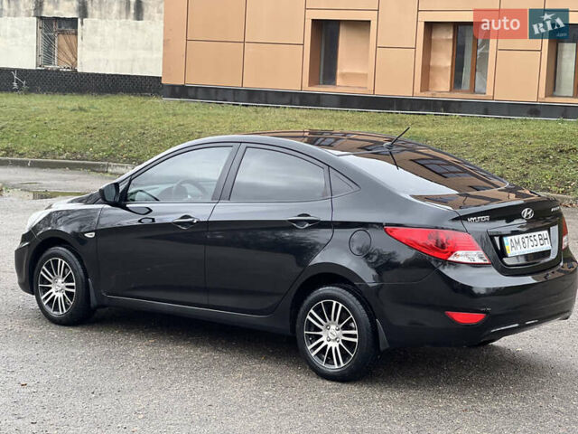 Черный Хендай Акцент, объемом двигателя 1.4 л и пробегом 141 тыс. км за 7650 $, фото 25 на Automoto.ua