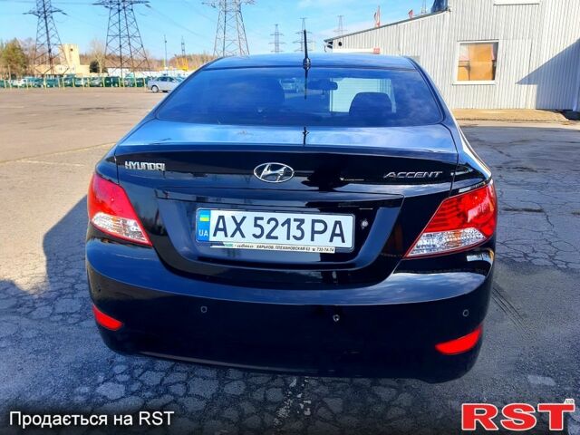 Черный Хендай Акцент, объемом двигателя 1.4 л и пробегом 95 тыс. км за 8900 $, фото 3 на Automoto.ua