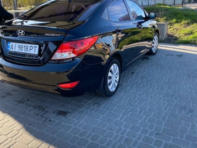Чорний Хендай Акцент, об'ємом двигуна 1.4 л та пробігом 130 тис. км за 7900 $, фото 1 на Automoto.ua