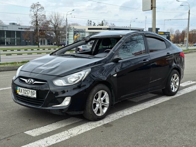 Черный Хендай Акцент, объемом двигателя 1.4 л и пробегом 160 тыс. км за 2700 $, фото 1 на Automoto.ua