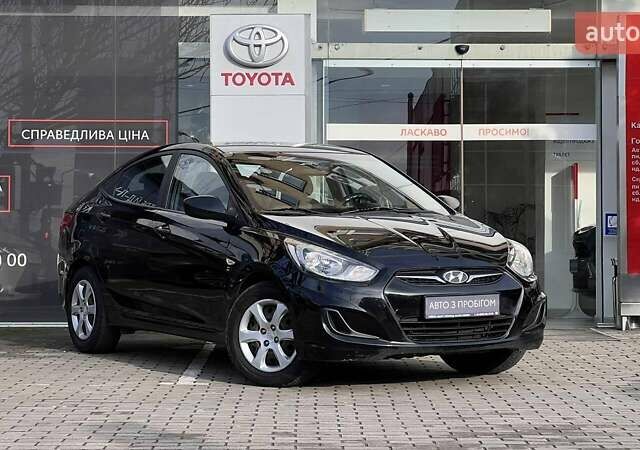 Чорний Хендай Акцент, об'ємом двигуна 1.4 л та пробігом 231 тис. км за 5443 $, фото 3 на Automoto.ua