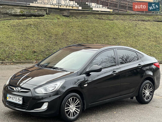 Черный Хендай Акцент, объемом двигателя 1.4 л и пробегом 141 тыс. км за 7650 $, фото 18 на Automoto.ua