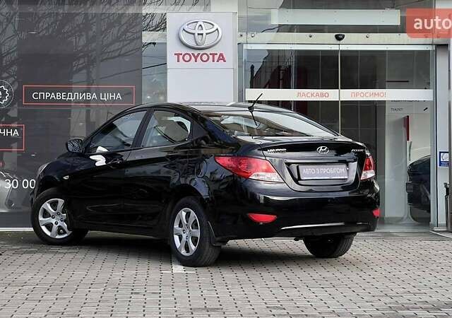 Чорний Хендай Акцент, об'ємом двигуна 1.4 л та пробігом 231 тис. км за 5443 $, фото 2 на Automoto.ua