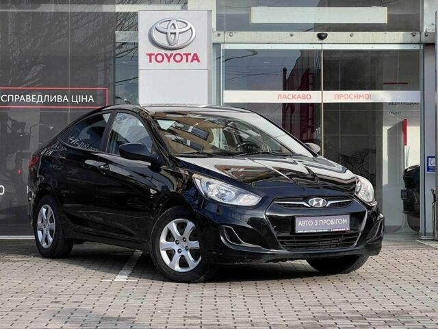 Чорний Хендай Акцент, об'ємом двигуна 1.4 л та пробігом 231 тис. км за 5453 $, фото 2 на Automoto.ua