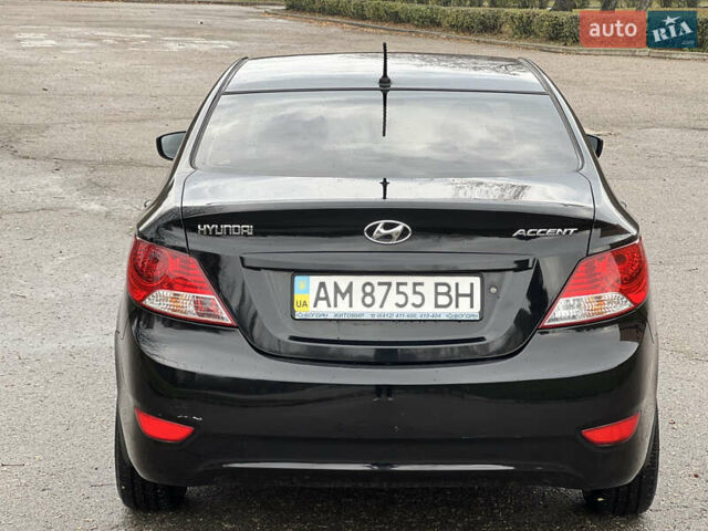 Черный Хендай Акцент, объемом двигателя 1.4 л и пробегом 141 тыс. км за 7650 $, фото 12 на Automoto.ua