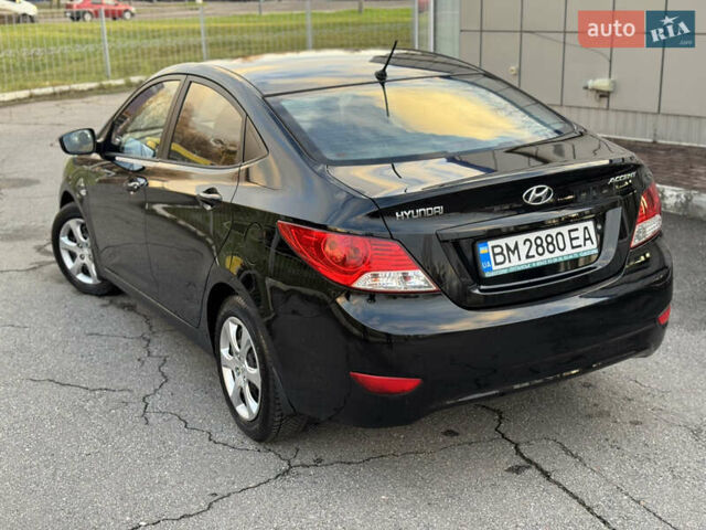 Черный Хендай Акцент, объемом двигателя 1.4 л и пробегом 146 тыс. км за 6950 $, фото 10 на Automoto.ua