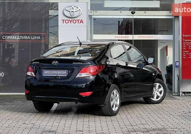 Чорний Хендай Акцент, об'ємом двигуна 1.4 л та пробігом 231 тис. км за 5443 $, фото 1 на Automoto.ua