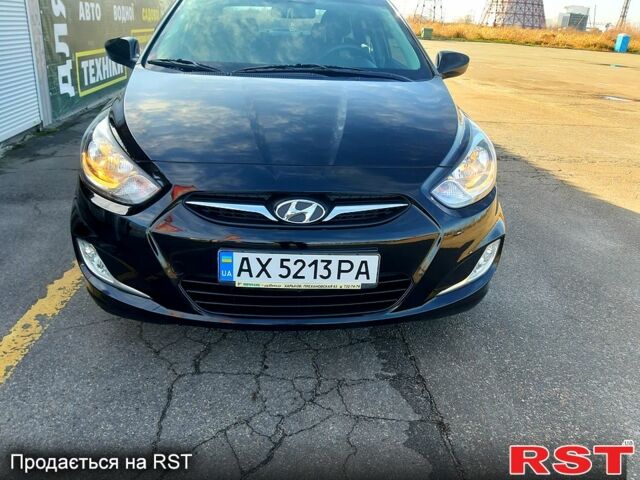 Черный Хендай Акцент, объемом двигателя 1.4 л и пробегом 95 тыс. км за 8900 $, фото 8 на Automoto.ua