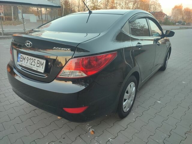 Черный Хендай Акцент, объемом двигателя 1.4 л и пробегом 197 тыс. км за 6000 $, фото 5 на Automoto.ua