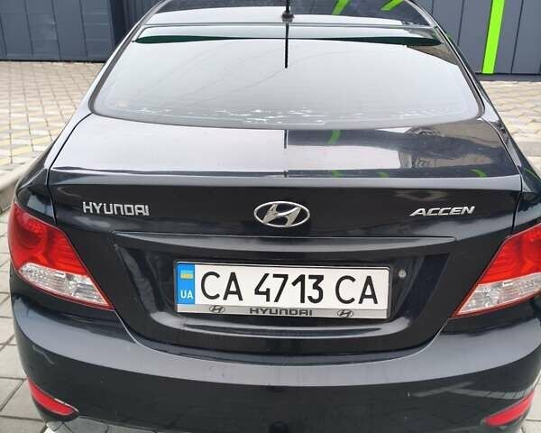 Черный Хендай Акцент, объемом двигателя 1.4 л и пробегом 158 тыс. км за 6000 $, фото 5 на Automoto.ua