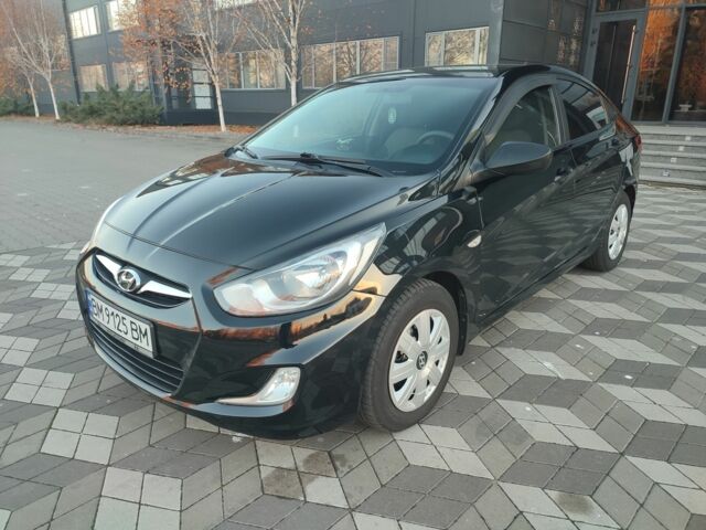 Черный Хендай Акцент, объемом двигателя 1.4 л и пробегом 197 тыс. км за 6000 $, фото 1 на Automoto.ua