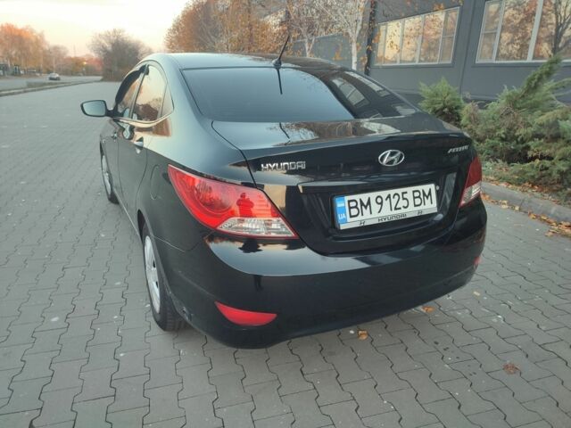 Черный Хендай Акцент, объемом двигателя 1.4 л и пробегом 197 тыс. км за 6000 $, фото 6 на Automoto.ua