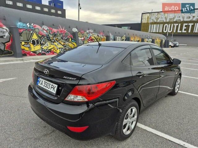 Черный Хендай Акцент, объемом двигателя 1.4 л и пробегом 177 тыс. км за 9200 $, фото 16 на Automoto.ua