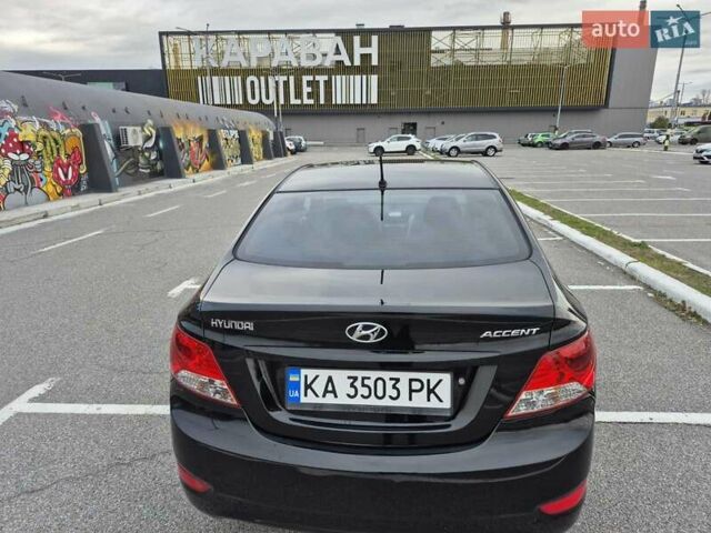 Черный Хендай Акцент, объемом двигателя 1.4 л и пробегом 177 тыс. км за 9200 $, фото 10 на Automoto.ua