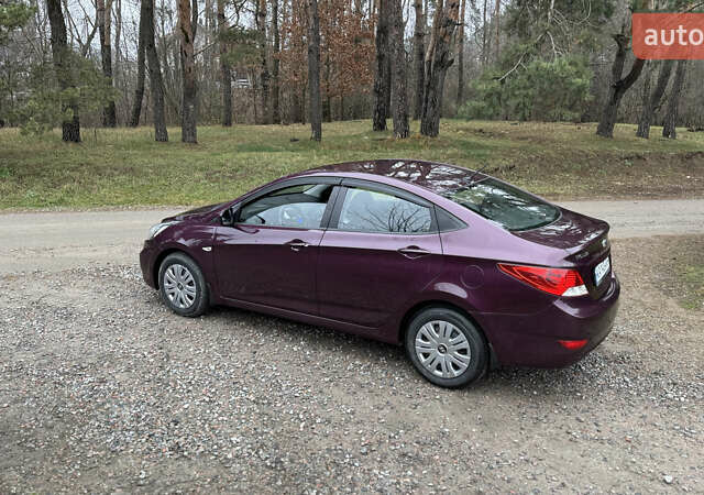 Фиолетовый Хендай Акцент, объемом двигателя 1.4 л и пробегом 145 тыс. км за 7000 $, фото 12 на Automoto.ua