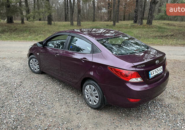 Фиолетовый Хендай Акцент, объемом двигателя 1.4 л и пробегом 145 тыс. км за 7000 $, фото 10 на Automoto.ua