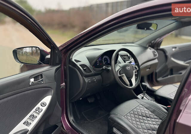 Фиолетовый Хендай Акцент, объемом двигателя 1.4 л и пробегом 145 тыс. км за 7000 $, фото 17 на Automoto.ua