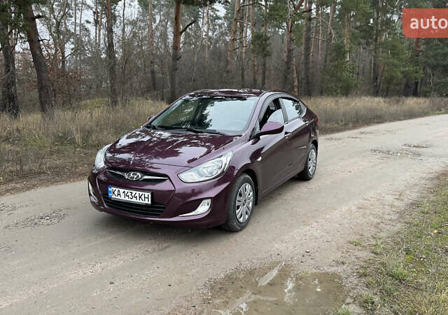 Фиолетовый Хендай Акцент, объемом двигателя 1.4 л и пробегом 145 тыс. км за 7000 $, фото 6 на Automoto.ua